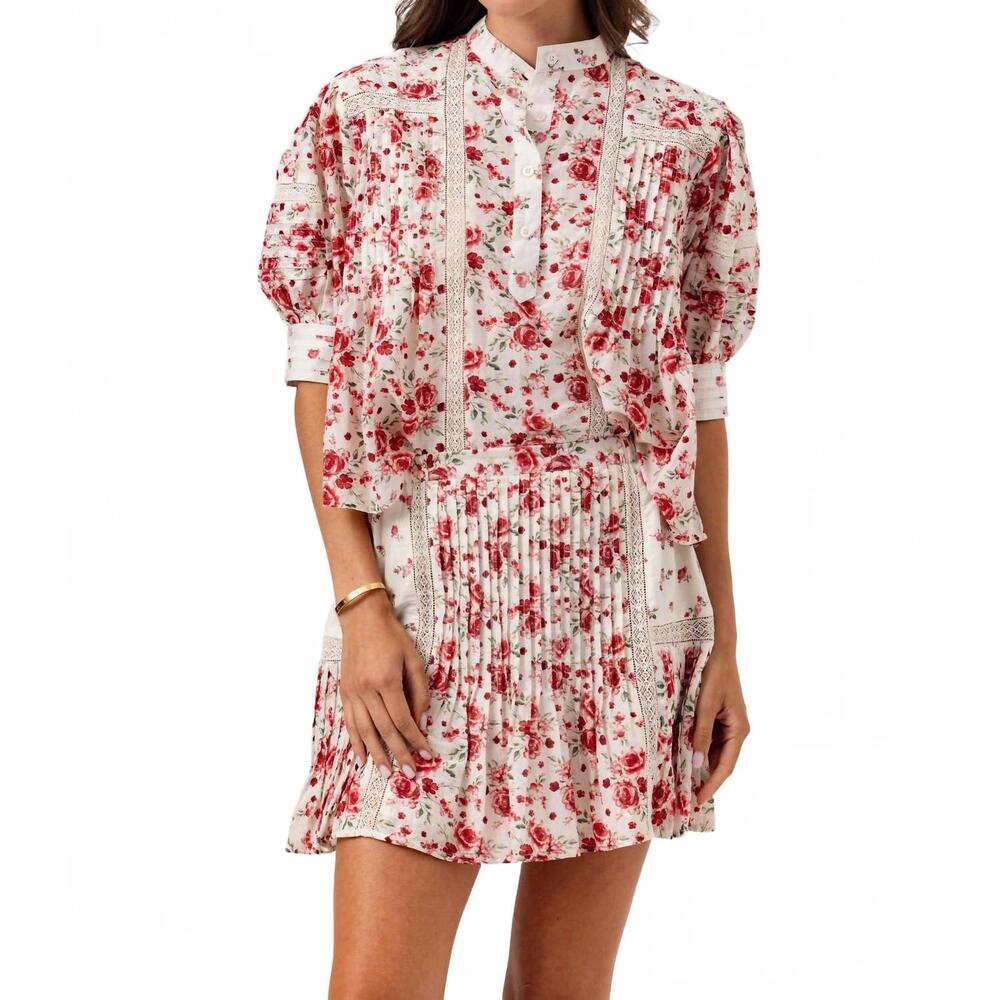 NEW SUNDAYS camari mini skirt in rosebud